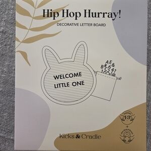 Kicks & Cradle Decorative Letter Board